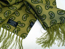 TOOTAL SCARF - Lime Paisley