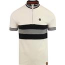 TROJAN RECORDS 2-Tone Dogtooth Panel Cycling Top