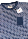TUKTUK Retro Indie 60s Geometric Triangle Sweater