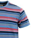 TUKTUK Retro Mod Crew Neck Classic Stripe T-Shirt