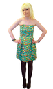 Tea Party TULLE Retro Floral Strapless Mod Dress