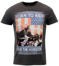WRANGLER Retro Indie Born To Ride Jersey T-Shirt