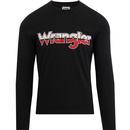 WRANGLER Men's Retro 70s Long Sleeve Logo T-Shirt