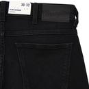 Larston WRANGLER Slim Tapered Jeans BLACK HOOK