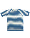 AFIELD Men's Retro Mod Striped Knitted T-Shirt - B