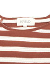 AFIELD Men's Retro Mod Striped Knitted T-Shirt - R