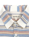 AFIELD Men's Retro 70s Woven Over The Head Shirt