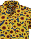 Stachio AFIELD Retro 60s Sunflower Hawaiian Shirt
