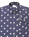 AFIELD Men's Retro Mod Penny Dot Pinstripe Shirt