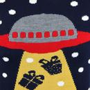 'Beam Me Up Pressies' Spaceship Christmas Jumper