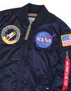 MA1 NASA ALPHA INDUSTRIES Womens Bomber Jacket RB