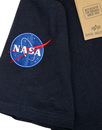 ALPHA INDUSTRIES Retro Indie NASA Patch Tee BLUE