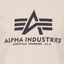 ALPHA INDUSTRIES Retro Logo Tee (Jet Stream)
