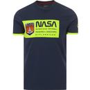 alpha industries mens mars exploration print neon green details tshirt new navy
