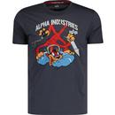 Alpha Industries Fighter Squadron T-shirt Grey