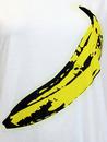Split ANDY WARHOL Retro Pop Art Banana Print Top