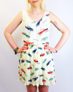 Cheryl ANDY WARHOL Retro Fifties Pop Art Dress