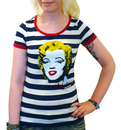Henry ANDY WARHOL Retro 50s Marilyn Monroe T-Shirt