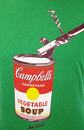 Flavour ANDY WARHOL Campbells Soup Pop Art Tee
