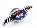 ATOM RETRO Keyring & Pin Badge Mod Target Logo Set