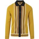 BEN SHERMAN Mod Button Through Polo Cardigan D