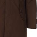 BARACUTA G10 Detachable Lining Raincoat CHOCOLATE