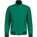 Baracuta Mens G9 Made in England 60s Mod Harrington Jacket in Ultramarine Green