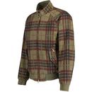 Baracuta Canvas GD G9 Tartan Harrington Jacket 