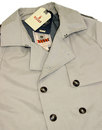 BARACUTA Brushed Twill Belted 3 Layer Trench Coat