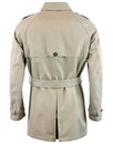 BARACUTA Brushed Twill Belted 3 Layer Trench Coat