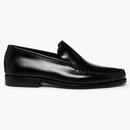 Men's Bass Weejuns Cobra Venetian Loafers in Black Leather BA10305 000