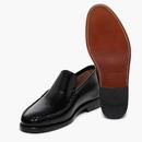 Bass Weejuns Cobra Venetian Black Leather Loafers 