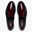 Bass Weejuns Cobra Venetian Wine Leather Loafers 