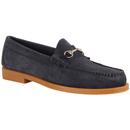 Bass Weejuns Men's Retro Mod Easy Weejuns Suede Loafers in Navy