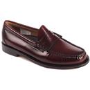 Bass Weejuns Heritage Larson 1960s Mod Ivy league Penny Loafers in Wine