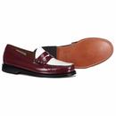 Larson BASS WEEJUNS Two Tone Mod Penny Loafers W/W