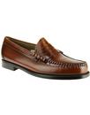 Larson Brogue BASS WEEJUNS Mod Penny Loafers (MB)
