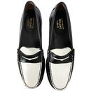 Larson BASS WEEJUNS Two Tone Mod Penny Loafers