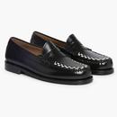 Larson Weave Bass Weejuns Leather Mod Loafers B