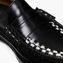 Larson Weave Bass Weejuns Leather Mod Loafers B