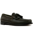 Layton Pull Up BASS WEEJUNS Fringe Loafers GREEN