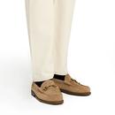 Lincoln Bass Weejuns Earth Suede Horse-Bit Loafers