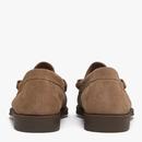 Lincoln Bass Weejuns Earth Suede Horse-Bit Loafers