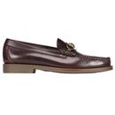 Easy Lincoln Bass Weejuns Leather Chain Loafers C