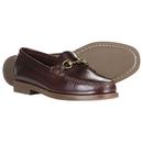 Easy Lincoln Bass Weejuns Leather Chain Loafers C