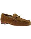 Lincoln Reverso BASS WEEJUNS Mod Suede Loafers TAN
