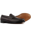 Logan BASS WEEJUNS Grain Leather Penny Loafer WINE
