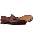 Logan BASS WEEJUNS Mod Grain Leather Penny Loafers