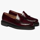 Step Larson Bass Weejuns Moc Leather Penny Loafers