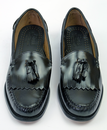 Layton BASS WEEJUNS Mod Black Tassel Loafer Shoes